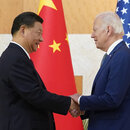 U.S. President Joe Biden, right, and Chinese President Xi Jinping