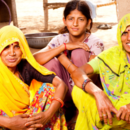 Women in rural India in Rajasthan