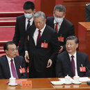 Hu Jintao wird auf dem 20. Parteikongress im Oktober 2022 aus dem Kongresssaal geführt.