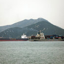 Containerschiffe im Suedchinesischen Meer