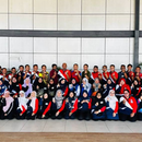 A group photo of participants, trainers, and organizers from GMM's Leadership Training for Community Leaders in Pengerang, Johor, on 24-25 April 2024