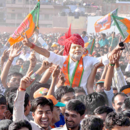 Narendra Modi's rally in Delhi in 2013