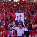 President Erdogan Supporters. Istanbul, Turkey.