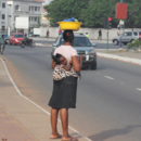 Ghana, Frau, Baby, Tragen, Frauenrechte, Empowerment, Street Vendor