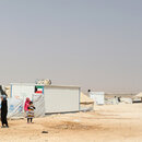 Syrische Flüchtlinge in einem Flüchtlingslager in Jordanien.