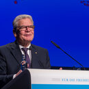Bundespräsident Joachim Gauck hielt die Eröffnungsrede.