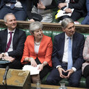 Premierministerin Theresa May während der Prime Minister's Questions im House of Commons 