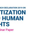 Seminar Paper: Digitization and Human Rights