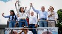  María Corina Machado und Edmundo González während einer Demonstration gegen die offiziellen Ergebnisse der Präsidentenwahl. 