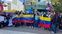 Kundgebung zur Unterstützung der Rückkehr der Demokratie in Venezuela