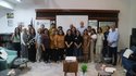 FNF Jakarta's staff, along with Moritz Kleine-Brockhoff (Head of Regional Office Southeast and East Asia) and Dr. René Klaff (Head of International Department), standing together with our local civil society partners.