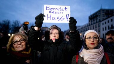 Foto: Demo am Brandenburger Tor