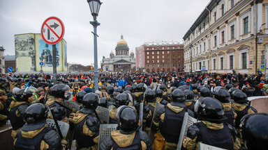 Nationalgarde in Sankt Petersburg