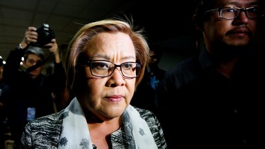 Leila de Lima  bei ihrer Inhaftierung