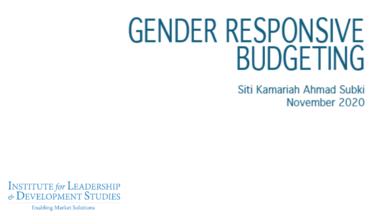 Gender Responsive Budgeting 