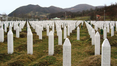 Gravestones in Srebrenica | Potocari Memorial Centre in Bosnia and Herzegovina