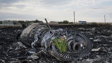 Beim Abschuss von Flug MH17 kamen 2014 fast 300 Menschen ums Leben. 