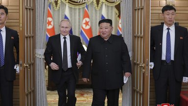 Wladimir Putin und Kim Jong Un. 