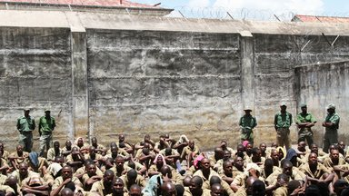 Häftlinge im Chikurubi-Hochsicherheitsgefängnis in Harare, Simbabwe