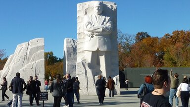 The recently inaugurated National Monument of Martin Luther King in Washington, DC