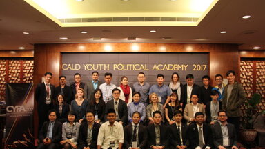 Peserta CALD Youth Political Academy 2017
