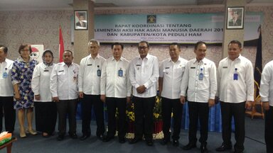 Rapat Koordinasi RANHAM 2017, Kabupaten Kota Peduli Ham, Hak Asasi Manusia, Pemenuhan Ham,