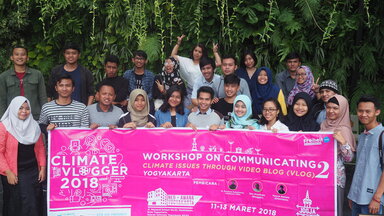 Workshop Climate Vlogging, Neo+ Awana Yogyakarta, 11-13 March 2018