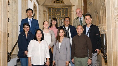 Philippine Delegates at the Munich City Hall