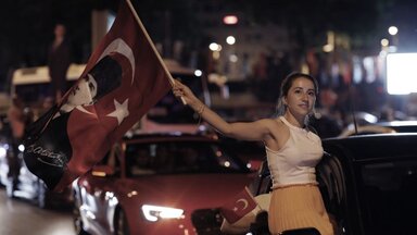 Istanbul celebrations after the victory of Imamoğlu