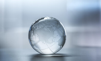 Glass sphere of planet Earth